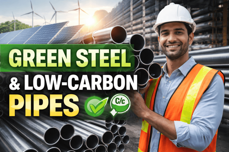 Green Steel & Low-Carbon Steel Pipes: The Future of India’s Industrial Infrastructure