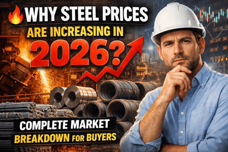 🔥 Why Steel Prices Are Increasing in 2026? Complete Market Breakdown for Buyers