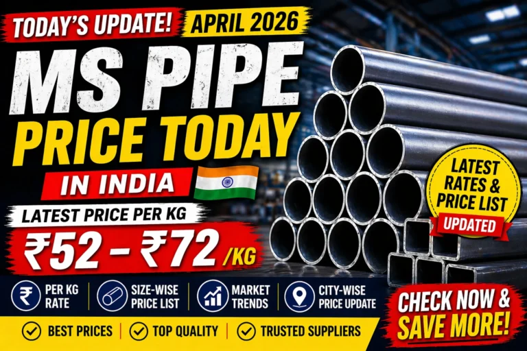MS Pipe Price Today in India (April 2026)