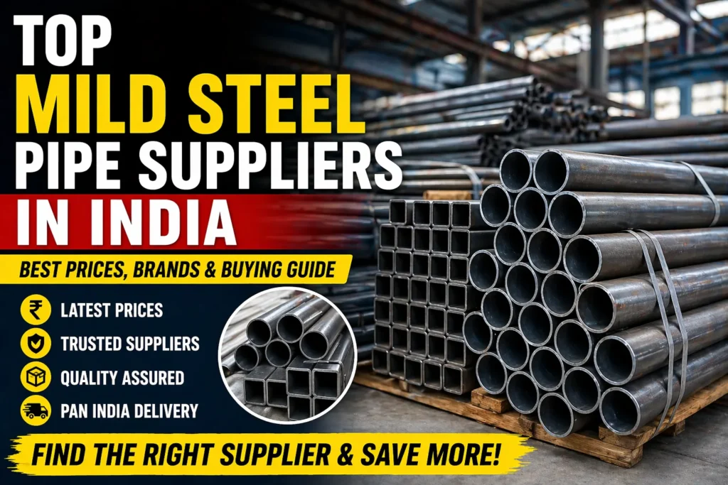 Top Mild Steel Pipe Suppliers in India