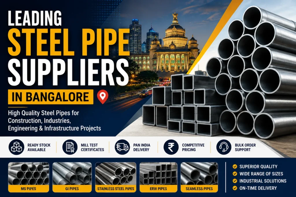 Leading Steel Pipe Suppliers in Bangalore