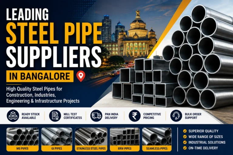 Leading Steel Pipe Suppliers in Bangalore