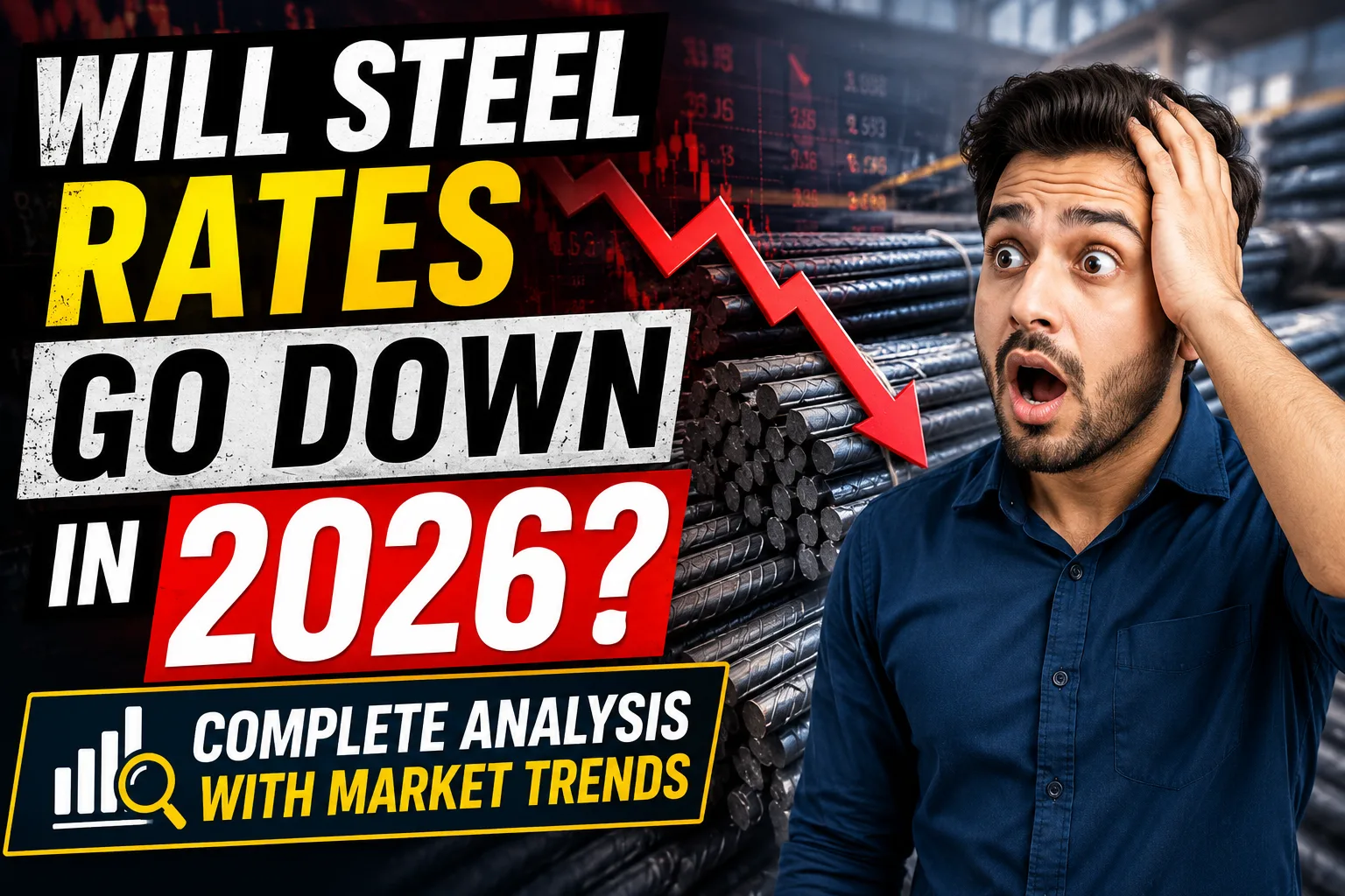 Will Steel Rates Go Down in 2026? Complete Analysis with Market Trends